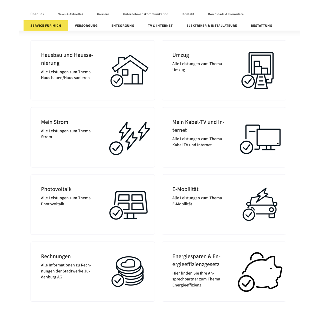 Kundenportal Serviceportal